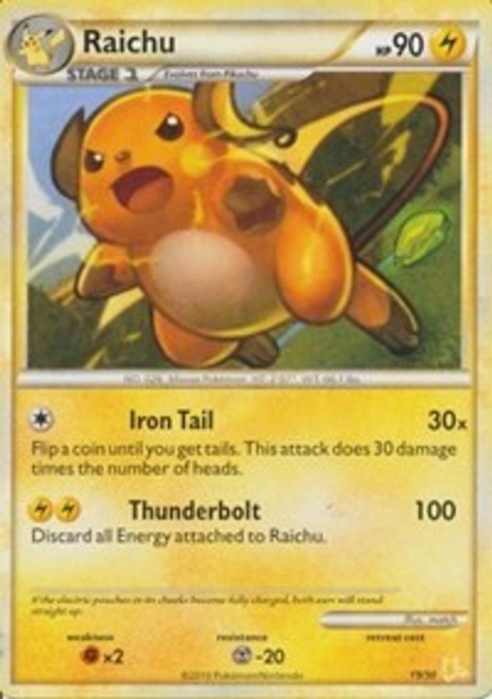Raichu (#19 Non-Holo)