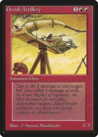 Orcish Artillery, Beta Edition