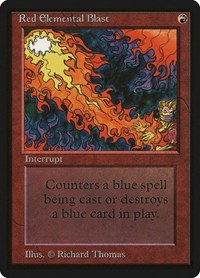 Red Elemental Blast, Beta Edition