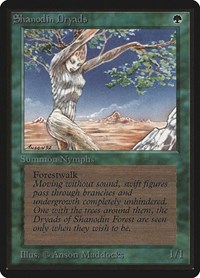 Shanodin Dryads, Beta Edition