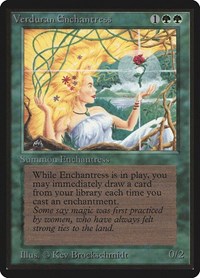Verduran Enchantress, Beta Edition