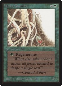 Wall of Brambles, Beta Edition