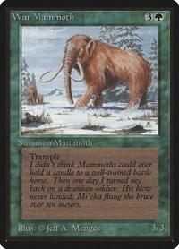 War Mammoth, Beta Edition