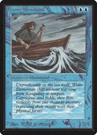 Water Elemental, Beta Edition