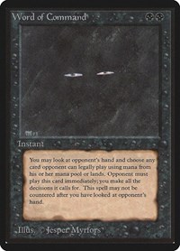 Word of Command, Beta Edition