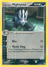 Team Aqua's Mightyena - 15/95