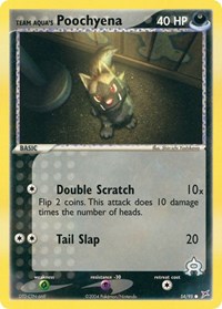 Team Aqua's Poochyena - 54/95