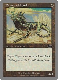 Scissors Lizard, Unglued