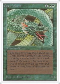 Craw Wurm, Unlimited Edition