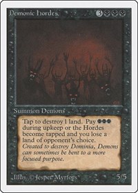 Demonic Hordes, Unlimited Edition