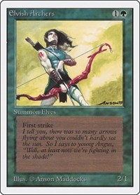 Elvish Archers, Unlimited Edition