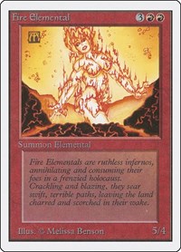 Fire Elemental, Unlimited Edition