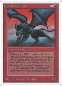 Granite Gargoyle, Unlimited Edition