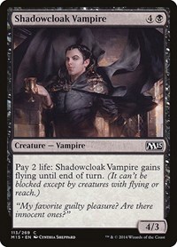 Shadowcloak Vampire, Magic 2015 (M15)