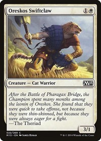 Oreskos Swiftclaw, Magic 2015 (M15)