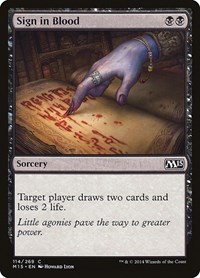 Sign in Blood, Magic 2015 (M15)