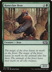 Runeclaw Bear, Magic 2015 (M15)
