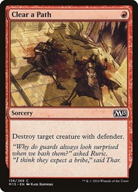 Clear a Path, Magic 2015 (M15)