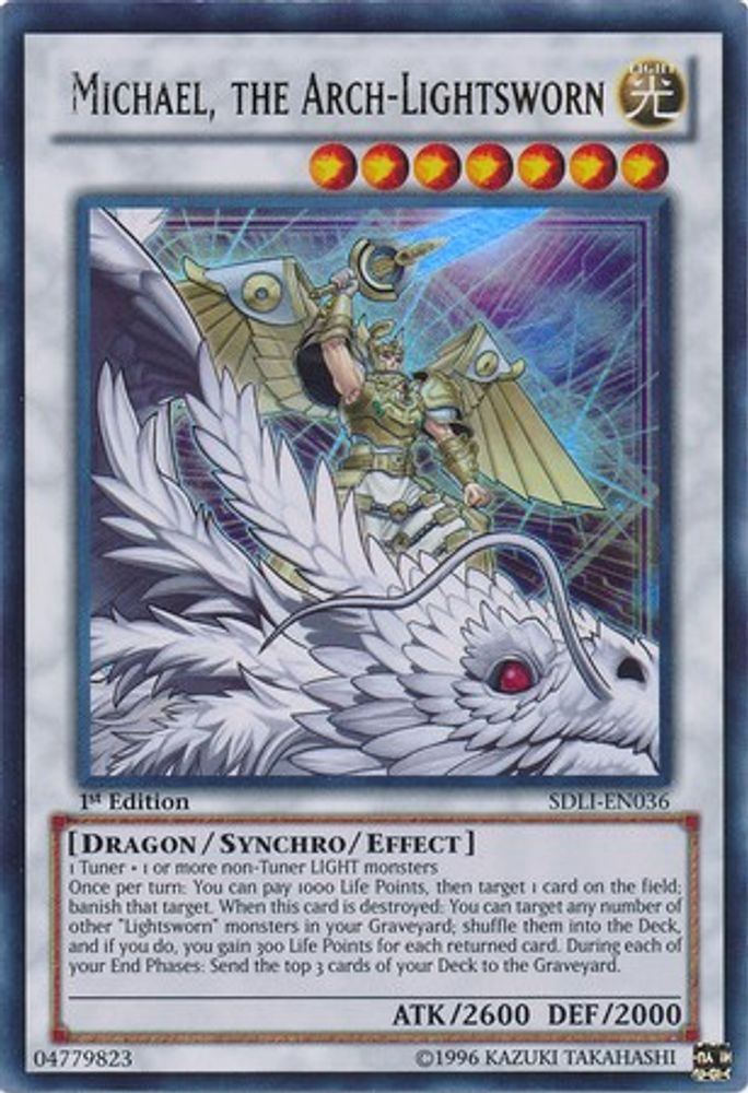 Michael, the Arch-Lightsworn, 1st-edition, front