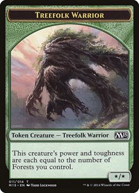 Treefolk Warrior Token, Magic 2015 (M15)