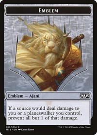 Emblem - Ajani Steadfast, Magic 2015 (M15)
