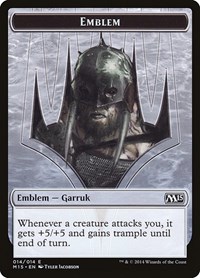 Emblem - Garruk, Apex Predator, Magic 2015 (M15)