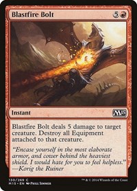 Blastfire Bolt, Magic 2015 (M15)