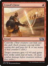 Crowd's Favor, Magic 2015 (M15)
