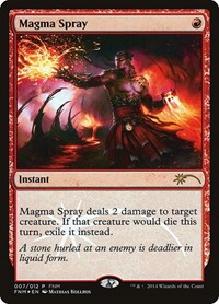 Magma Spray, FNM Promos