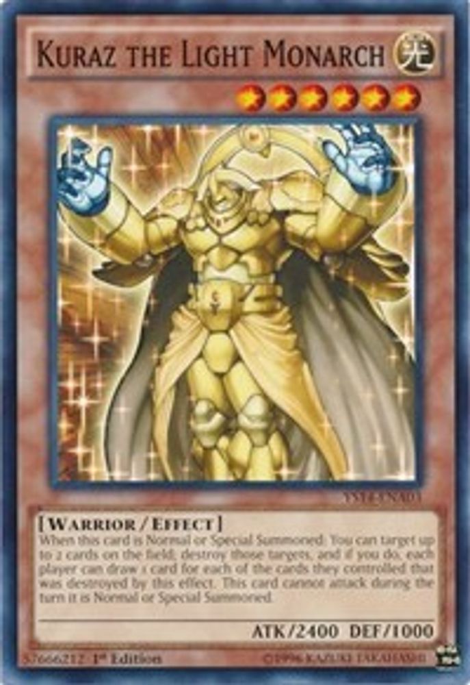 Kuraz the Light Monarch, 1st-edition, front