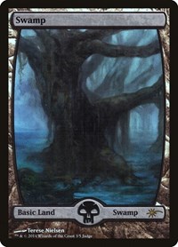 Swamp - Full Art (3), Judge Promos