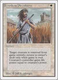 Swords to Plowshares, Unlimited Edition