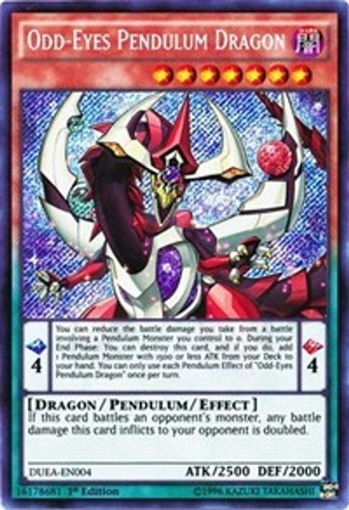 Odd-Eyes Pendulum Dragon, 1st-edition, front