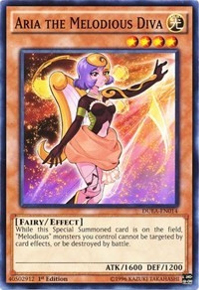 Aria the Melodious Diva, 1st-edition, front