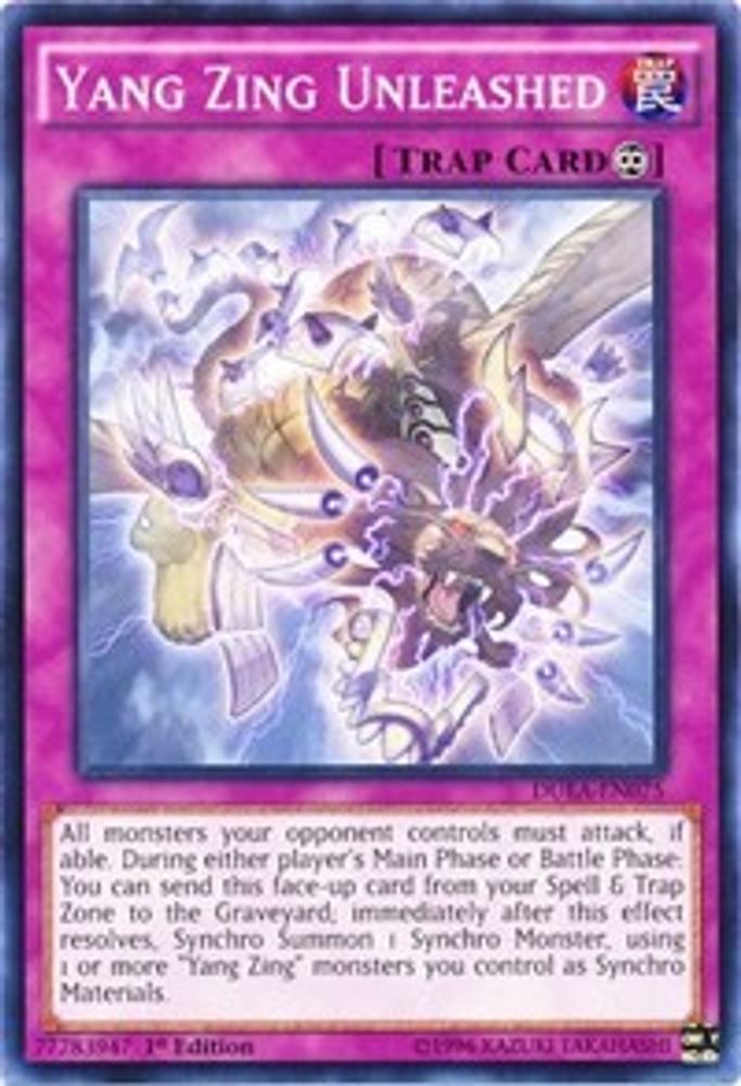 Yang Zing Unleashed, 1st-edition, front