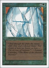 Wall of Ice, Unlimited Edition