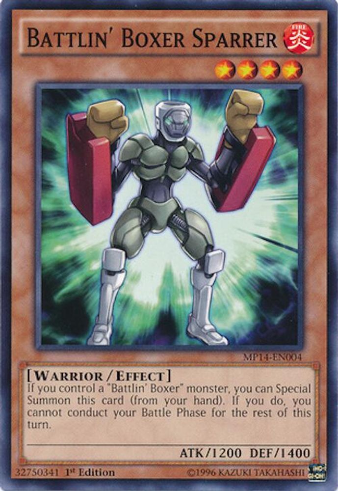 Battlin' Boxer Sparrer, 1st-edition, front