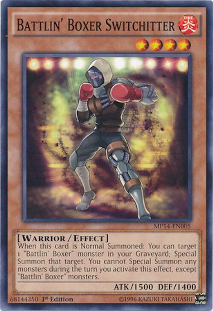 Battlin' Boxer Switchitter, 1st-edition, front