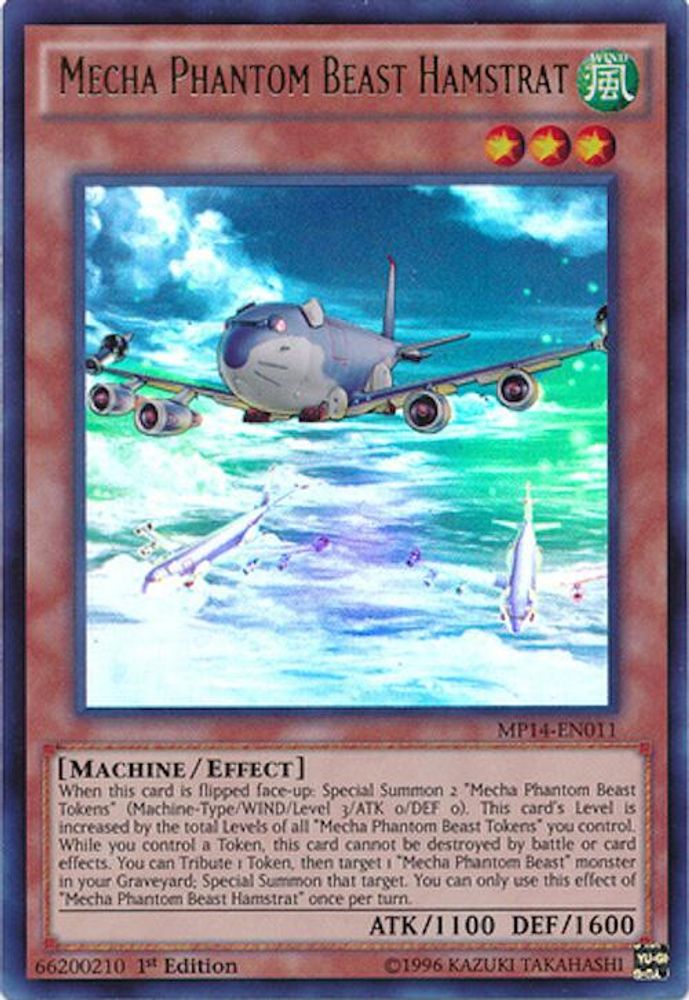 Mecha Phantom Beast Hamstrat, 1st-edition, front