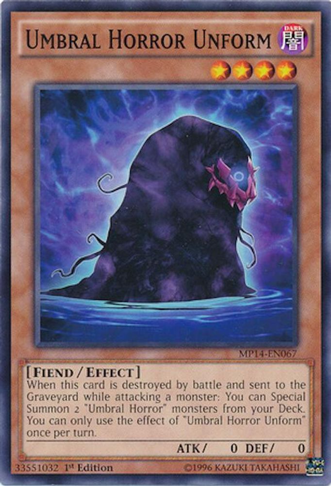 Umbral Horror Unform, 1st-edition, front