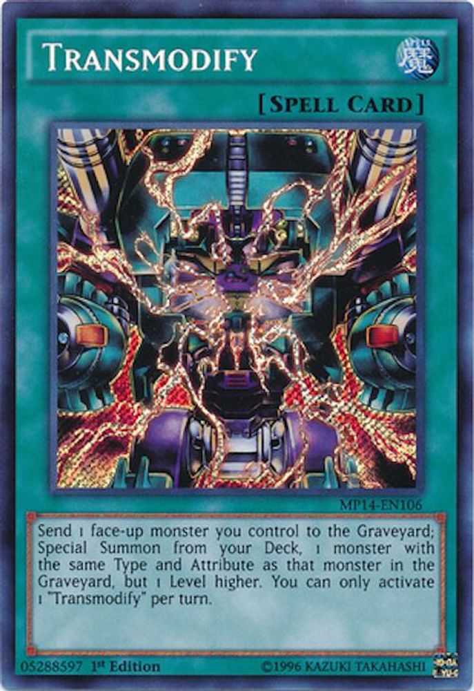 Transmodify, 1st-edition, front