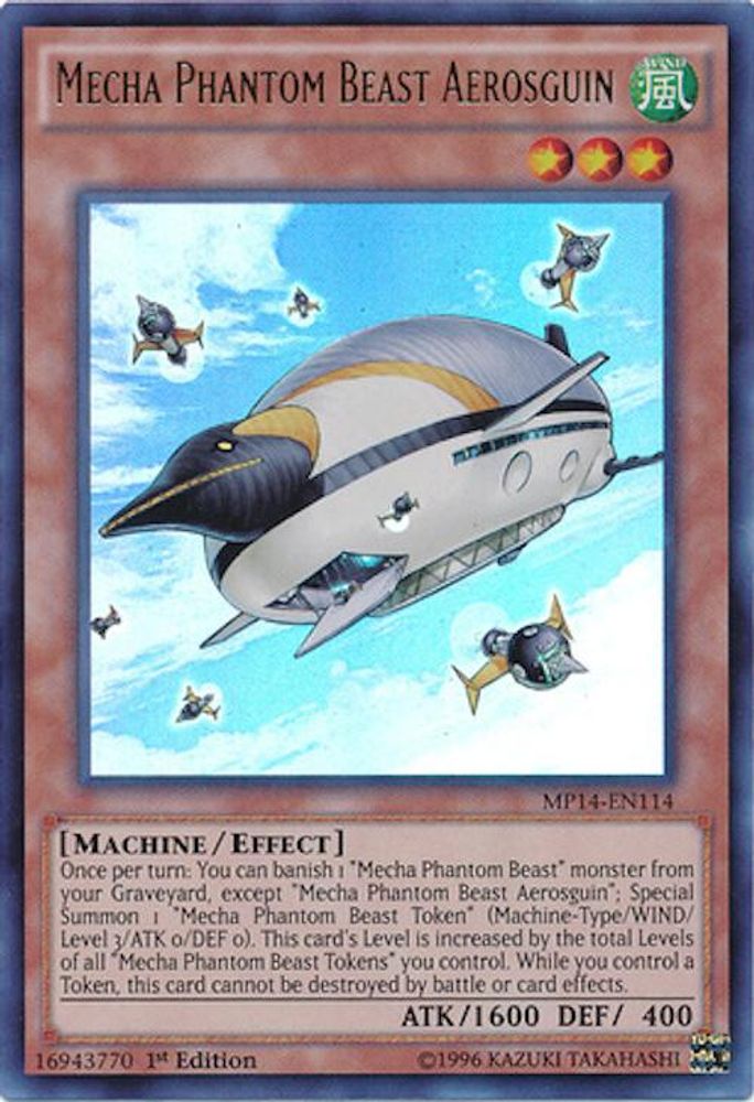 Mecha Phantom Beast Aerosguin, 1st-edition, front