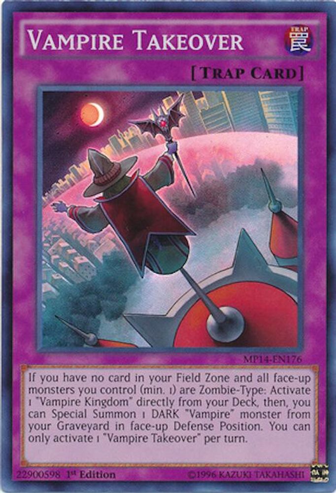 Vampire Takeover, 1st-edition, front