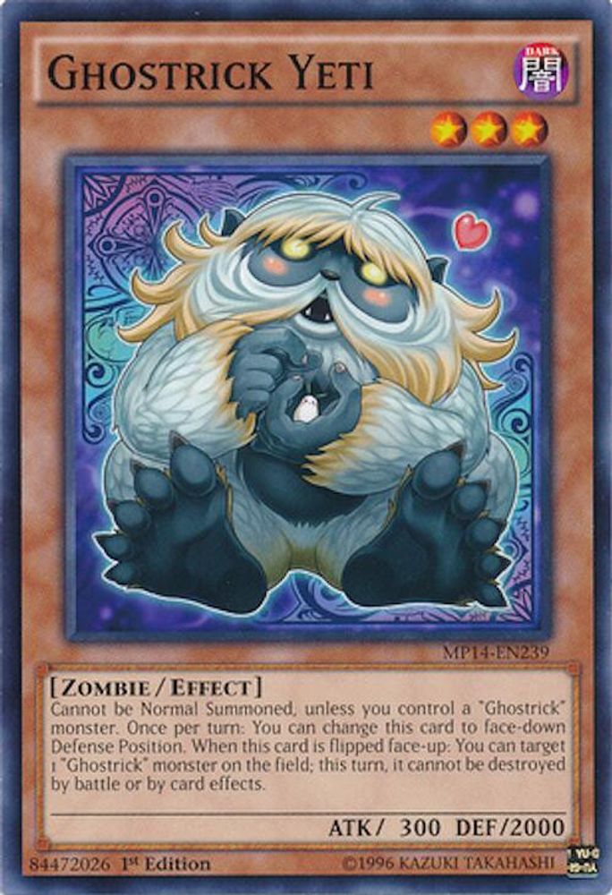 Ghostrick Yeti, 1st-edition, front