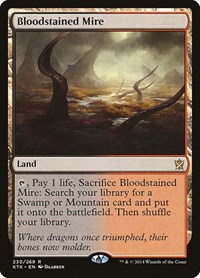 Bloodstained Mire, Khans of Tarkir