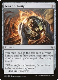 Lens of Clarity, Khans of Tarkir
