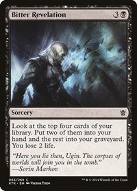 Bitter Revelation, Khans of Tarkir