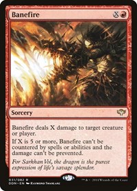 Banefire, Duel Decks: Speed vs. Cunning