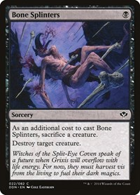 Bone Splinters, Duel Decks: Speed vs. Cunning