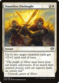 Dauntless Onslaught, Duel Decks: Speed vs. Cunning